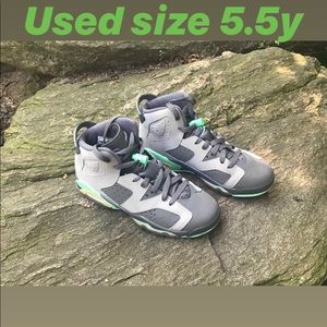 Jordan 6 green glow GS